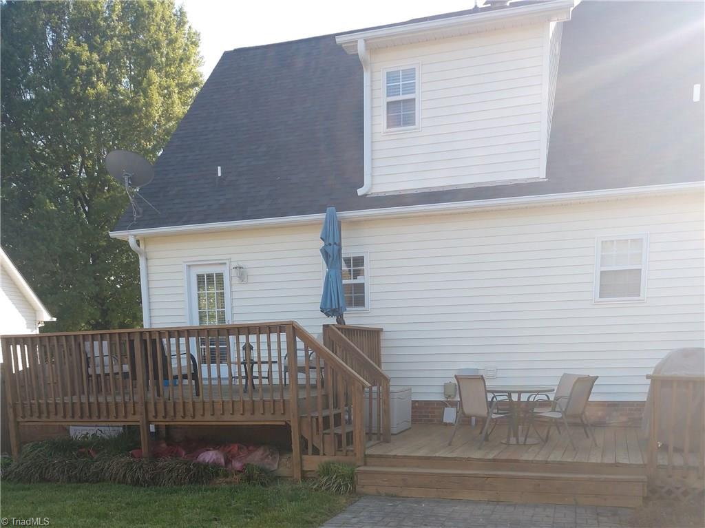 1773 Spring Path Trail Clemmons, NC 27012 - Photo 20 of 20 NICE TWO LEVEL DECK AND PATIO, THIS AREA CAN HANDLE A LOT OF PARTIES