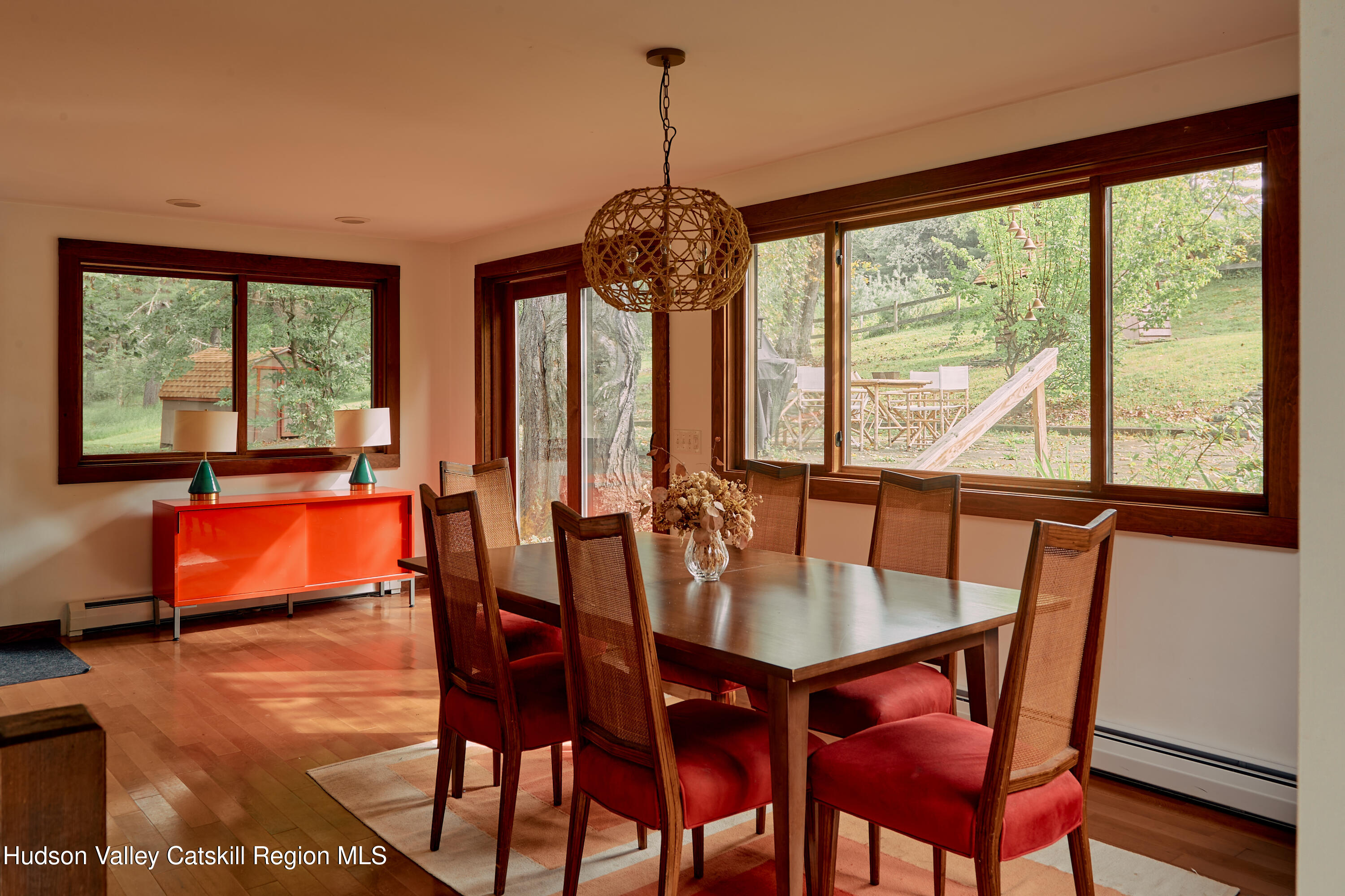 33 Race Track Road Bearsville, NY 12409 - Photo 13 of 37 a dining room with furniture window wooden floor