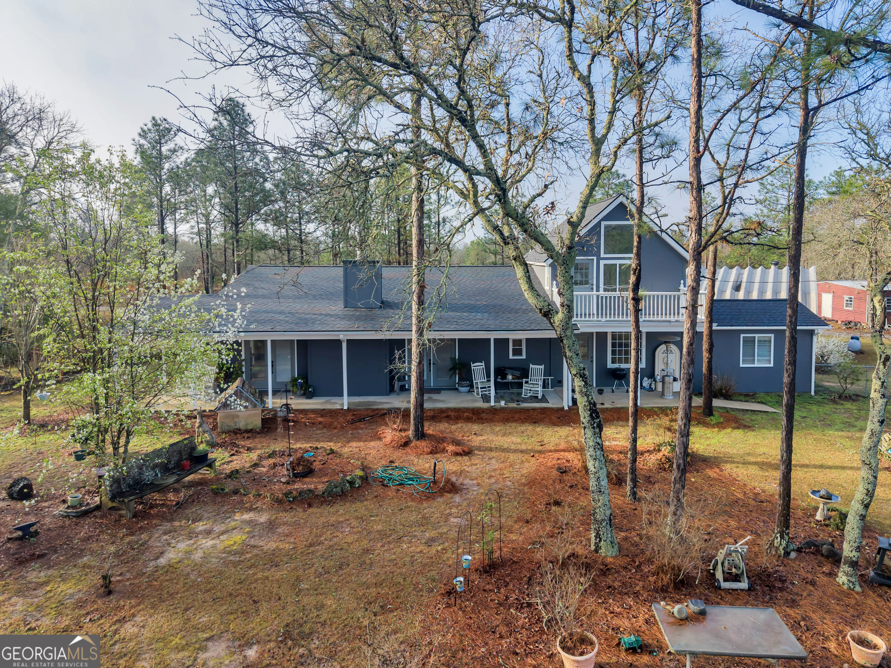271 Dr Brooks Road Box Springs, GA 31801 - Photo 20 of 63 a view of a house with backyard porch and sitting area