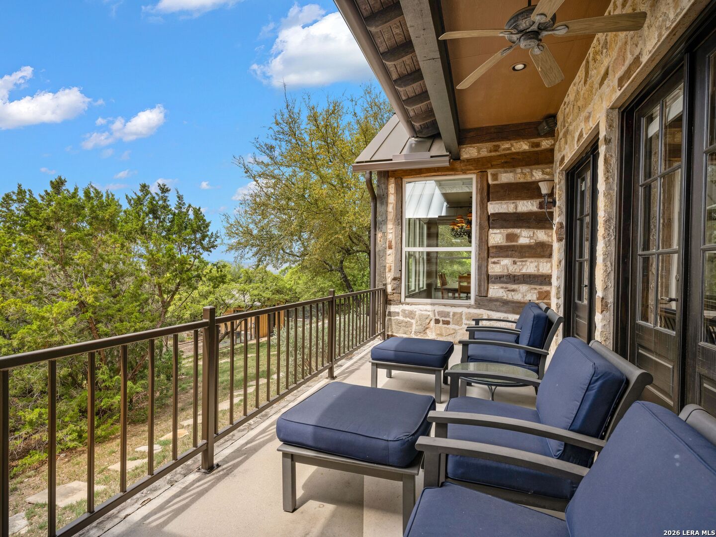 2601 B And R Road Utopia, TX 78884 - Photo 36 of 70 a view of a balcony with chairs