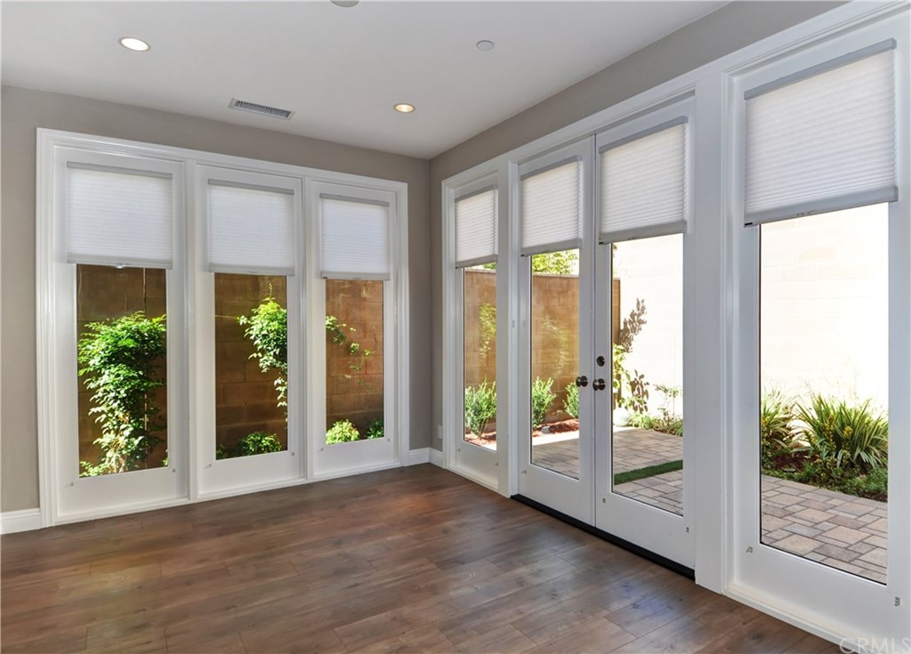 58 Ashdale Irvine, CA 92620 - Photo 7 of 18 a view of an entryway with wooden floor and garden