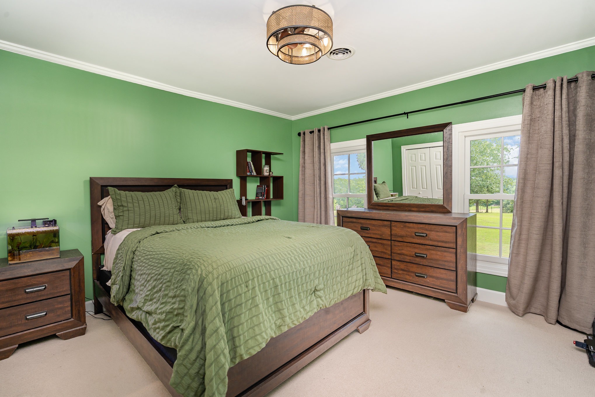 1640 Eno Road Dickson, TN 37055 - Photo 30 of 64 a bedroom with a bed and a window