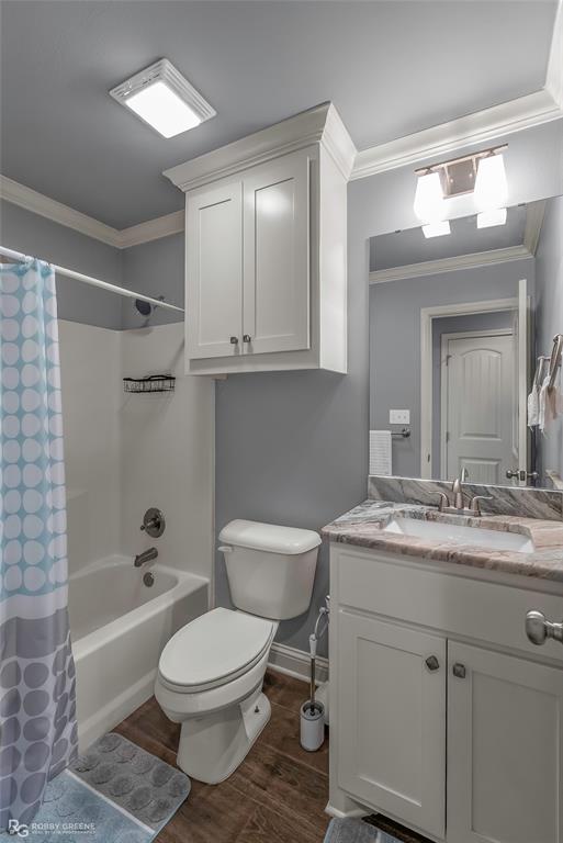 4917 Players Loop Blanchard, LA 71107 - Photo 30 of 31 a bathroom with a granite countertop sink toilet a mirror and bathtub