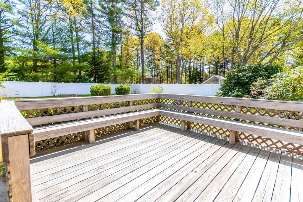 10 Dowd Avenue Wareham, MA 02571 - Photo 31 of 34 a view of a balcony with wooden floor and fence