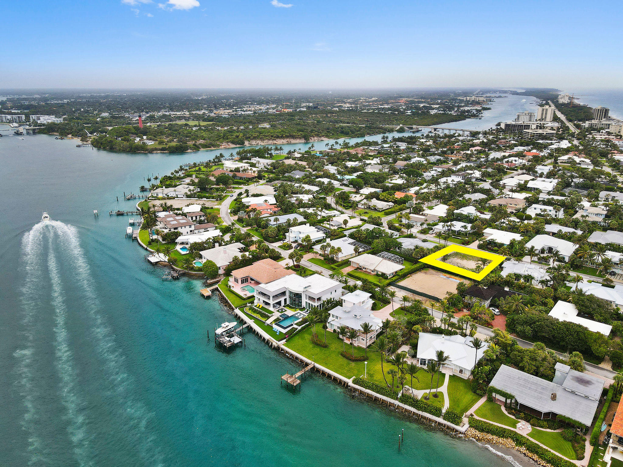 141 Beacon Lane Jupiter Inlet Colony, FL 33469 - Photo 11 of 21 141BeaconLaneAerial(9)_marked