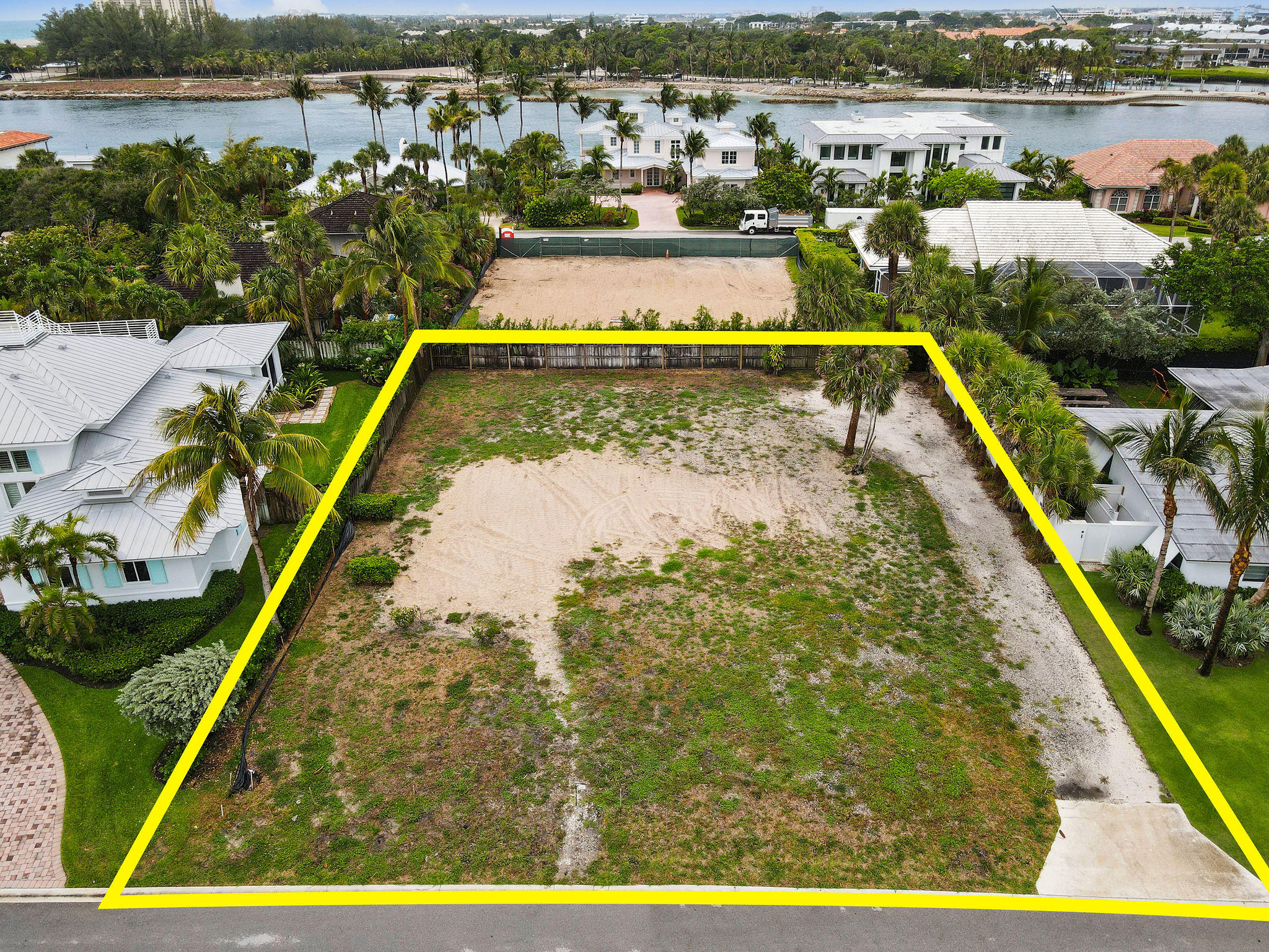 141 Beacon Lane Jupiter Inlet Colony, FL 33469 - Photo 5 of 21 141BeaconLaneAerial(3)_marked