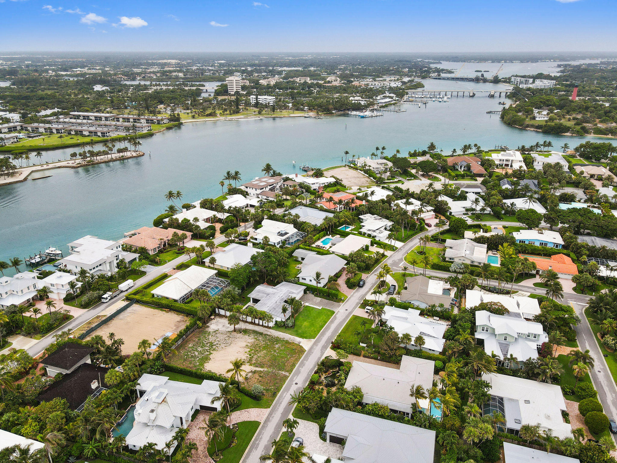 141 Beacon Lane Jupiter Inlet Colony, FL 33469 - Photo 9 of 21 141BeaconLaneAerial(7)