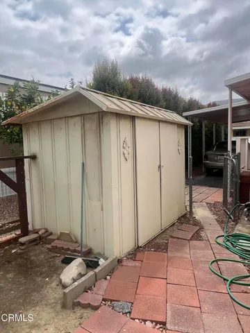 a backyard of a house