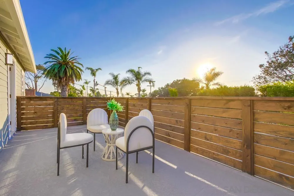 545 Ocean View Avenue Encinitas, CA 92024 - Photo 43 of 75 a view of a chairs and table in patio