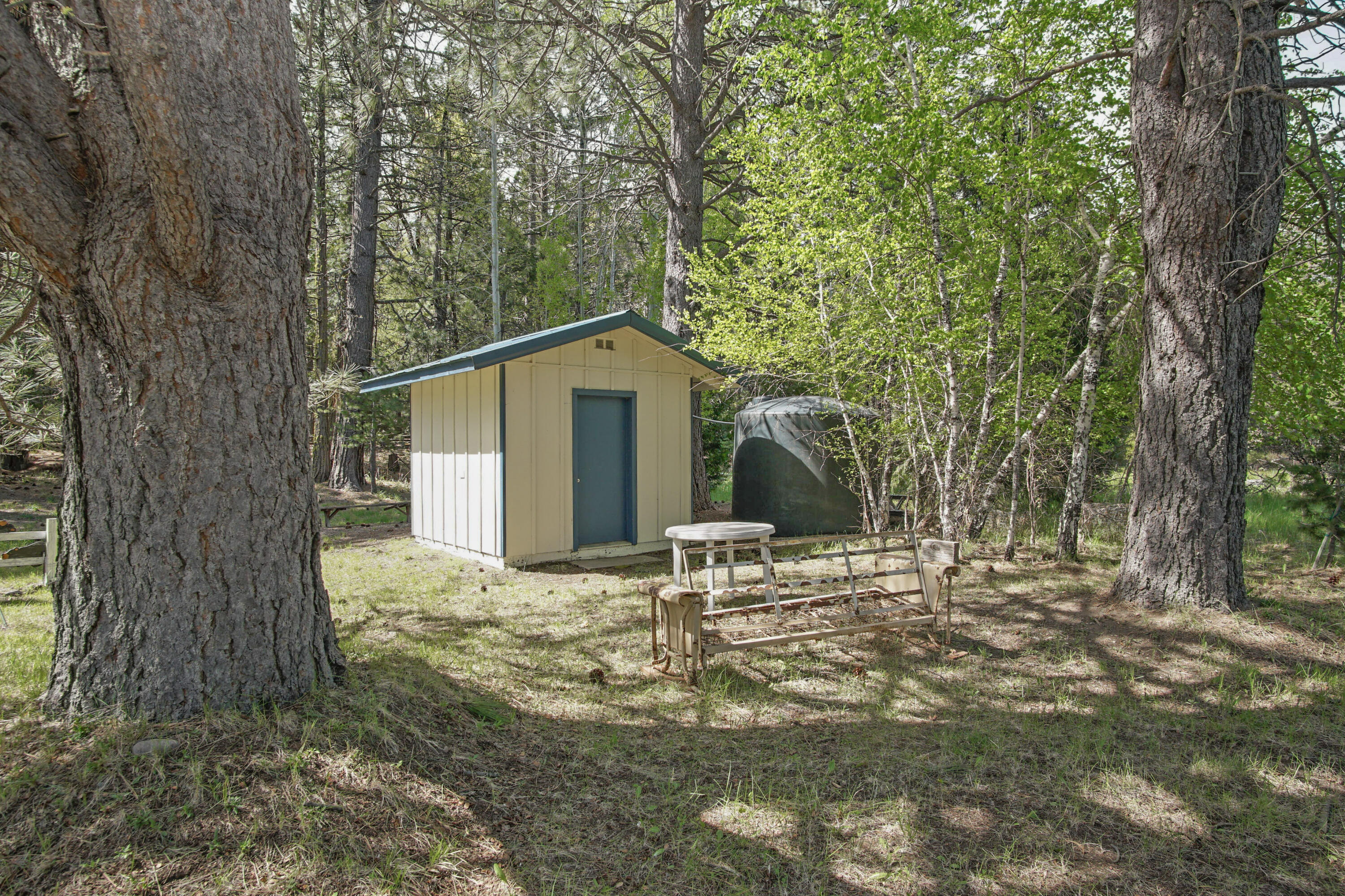 7763 Long Hay Flat Road Shingletown, CA 96088 - Photo 14 of 21 Bailey Creek Cabin Outbuilding View
