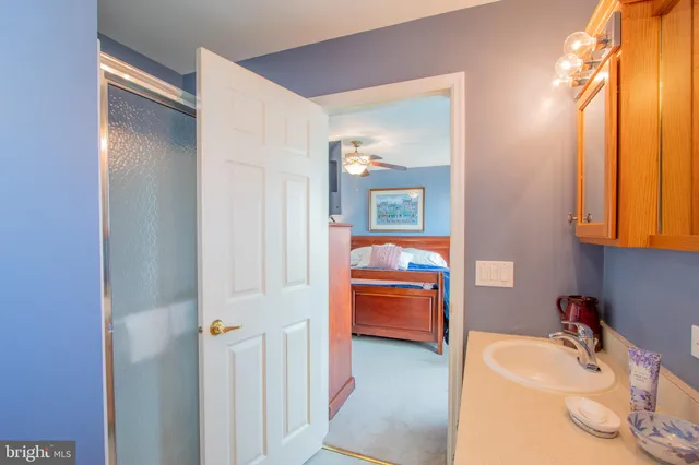 a bathroom with a sink and a tub
