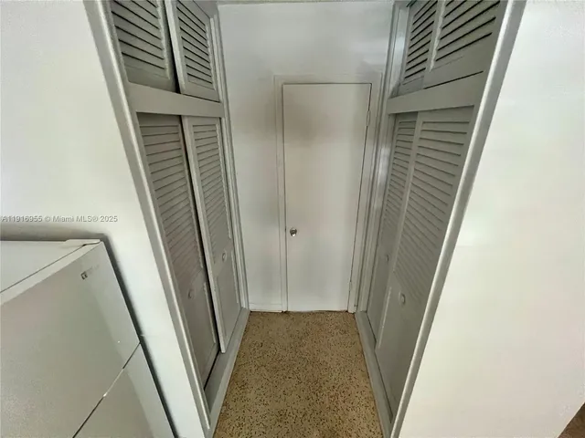 a view of front door