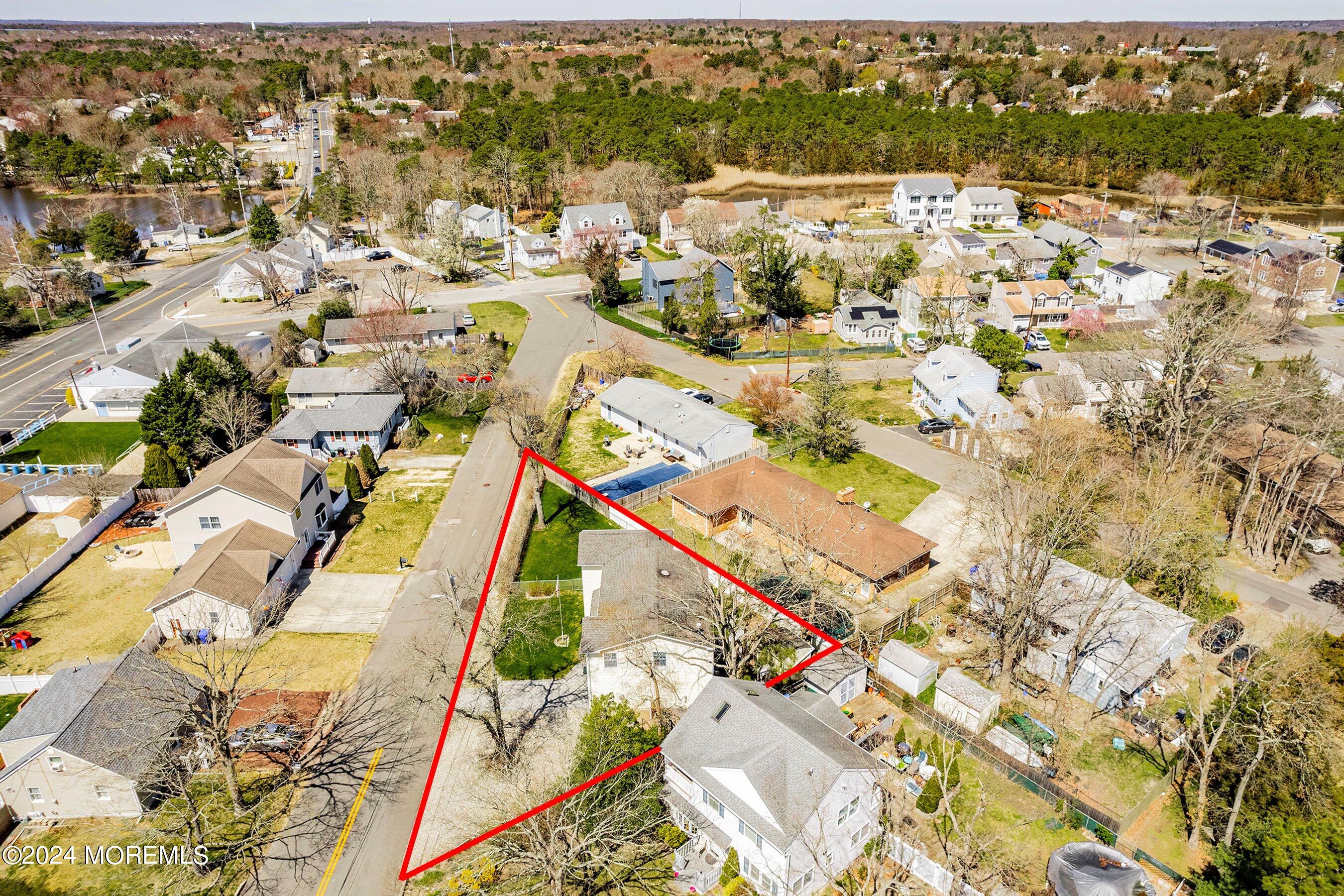 205 Walnut Drive Brick, NJ 08724 - Photo 35 of 44 43-Right Aerial OUTLINE