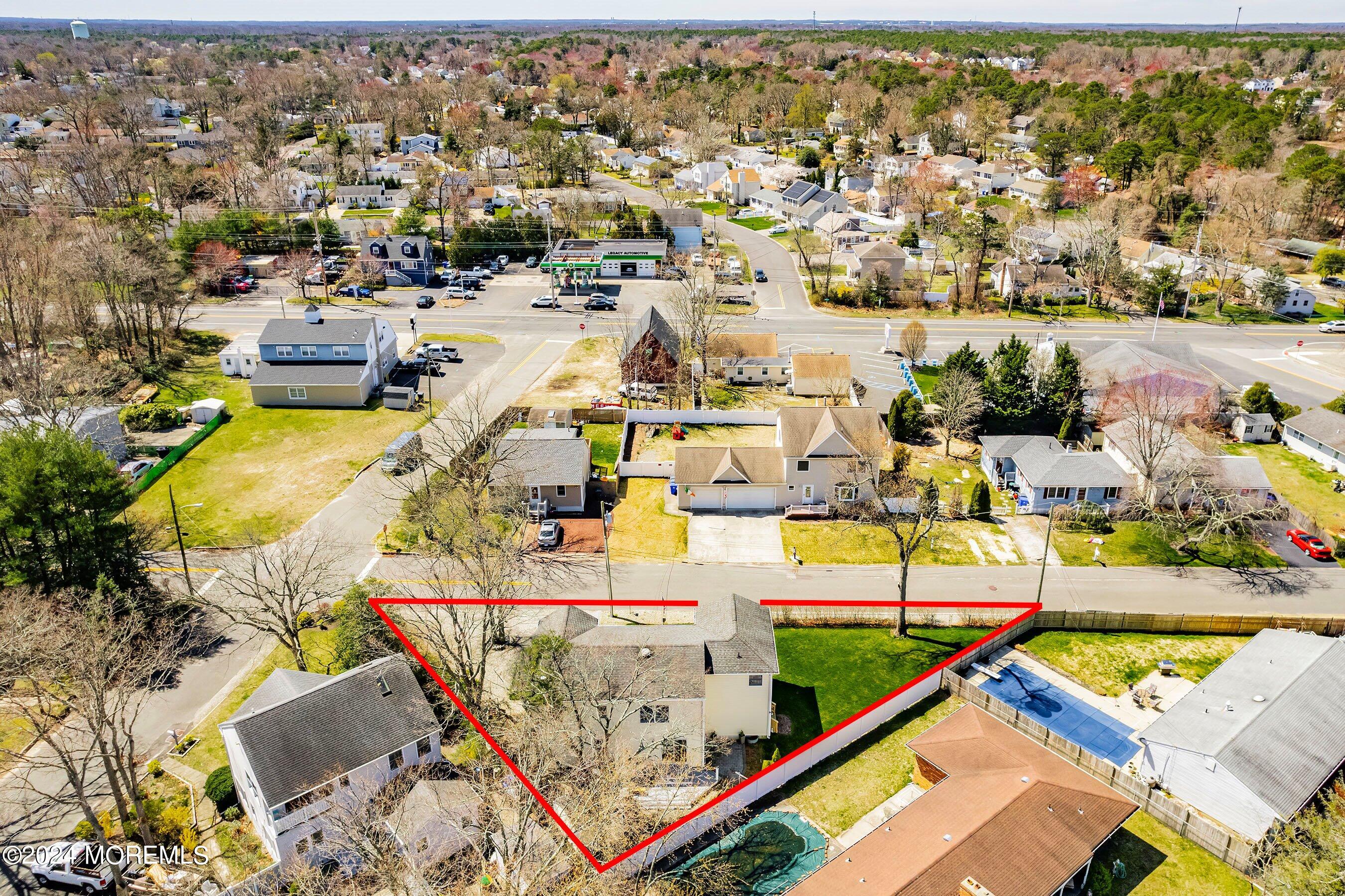 205 Walnut Drive Brick, NJ 08724 - Photo 36 of 44 39-Back Aerial OUTLINE