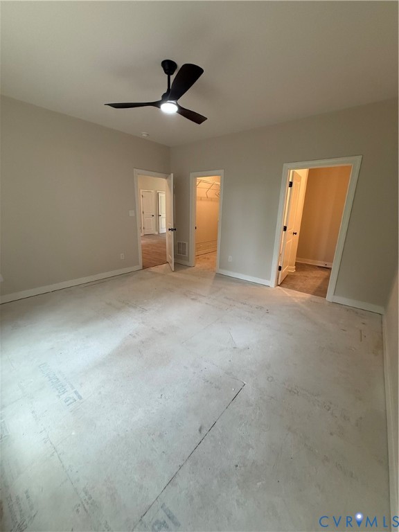 20545 Braxton Road Barhamsville, VA 23011 - Photo 14 of 22 a view of empty room with ceiling fan