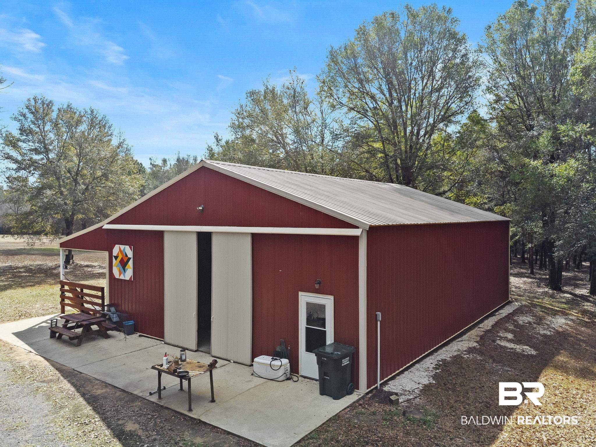 24250 Hack Road Bay Minette, AL 36507 - Photo 53 of 88 Barn houses 4 stalls for horses.