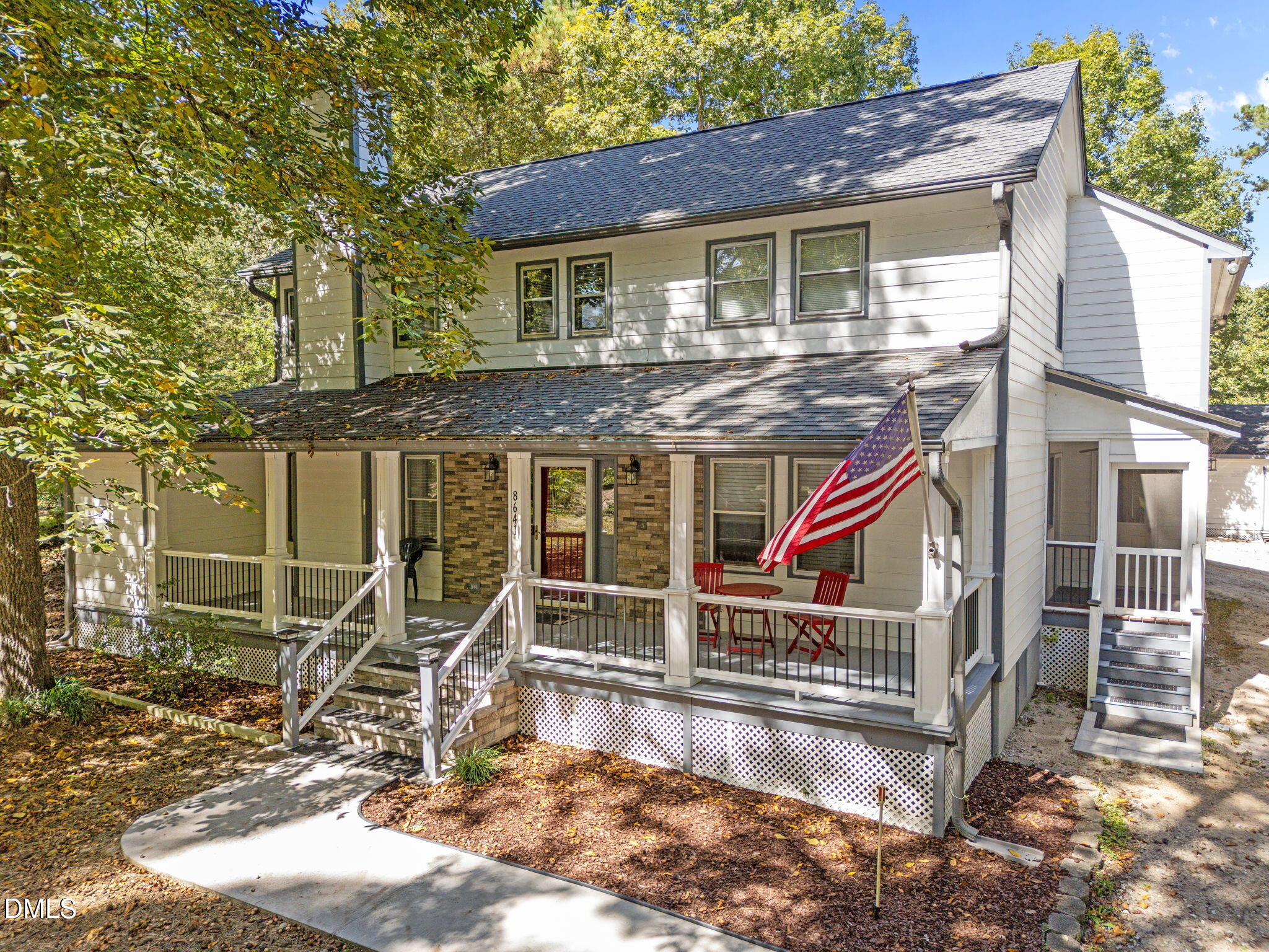8641 Buffaloe Road Knightdale, NC 27545 - Photo 2 of 52 a view of a house with a small yard and wooden fence