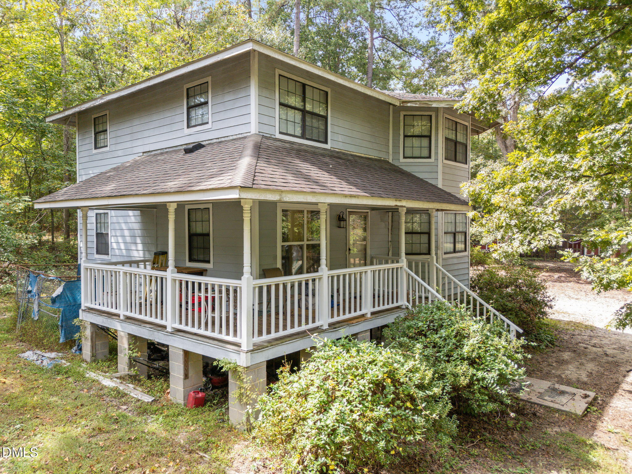8641 Buffaloe Road Knightdale, NC 27545 - Photo 37 of 52 a front view of a house with garden
