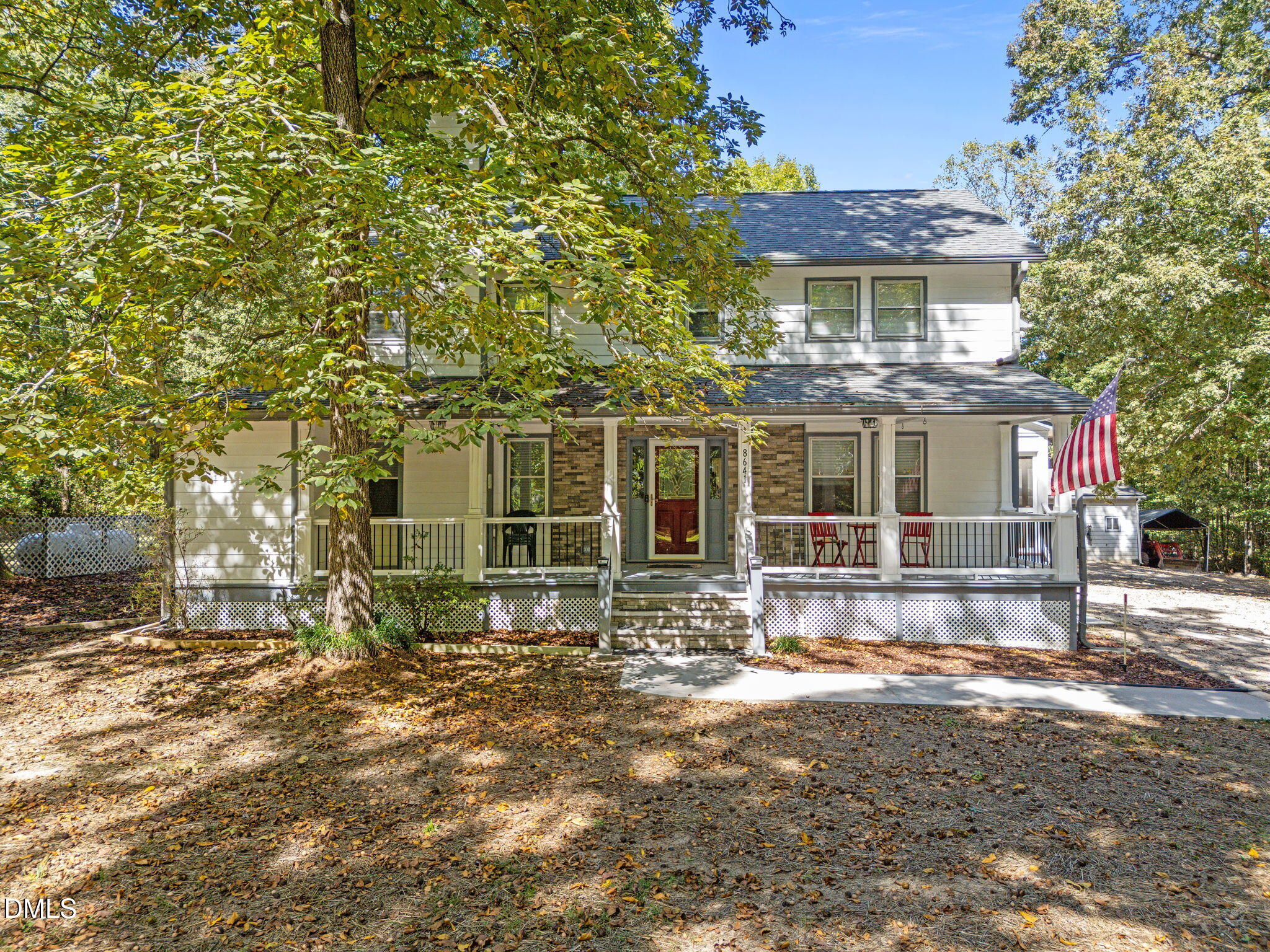 8641 Buffaloe Road Knightdale, NC 27545 - Photo 3 of 52 a front view of a house with a yard