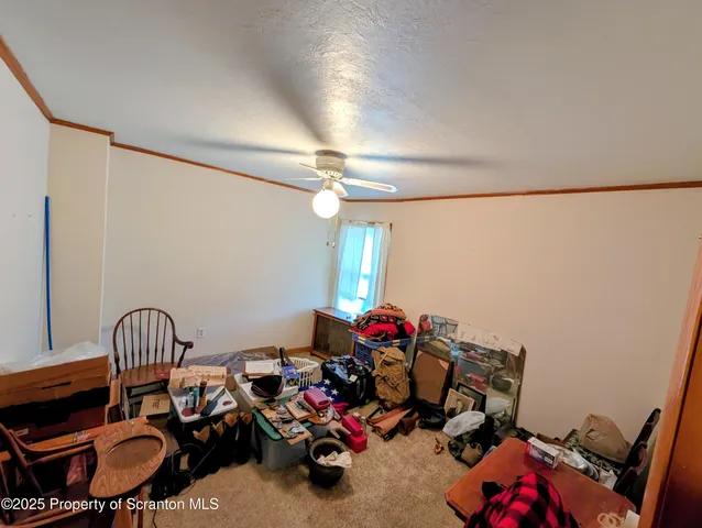 a room with chairs and a table