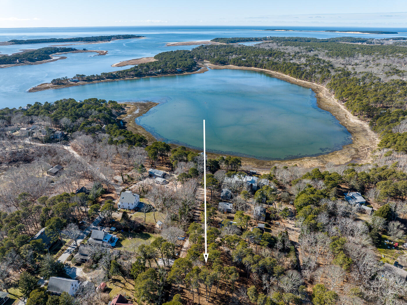 60 Long Avenue, Unit E Wellfleet, MA 02667 - Photo 20 of 22 a view of a backyard of a house