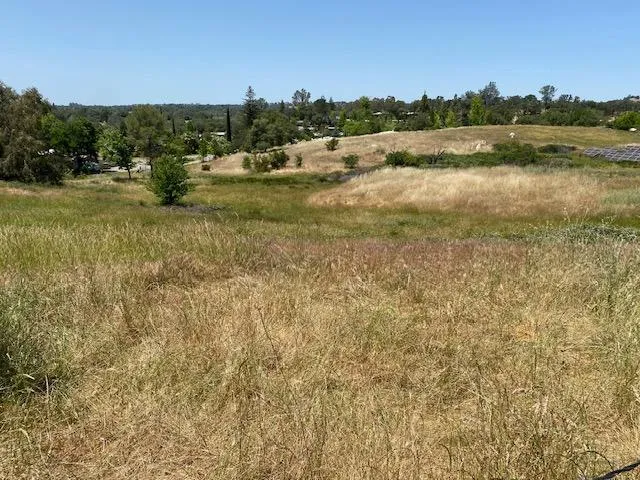 a view of a lake with houses in the back
