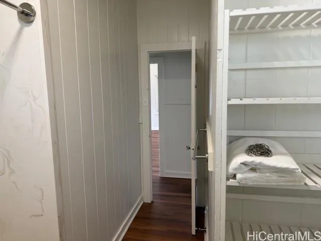 a view of a walk in closet