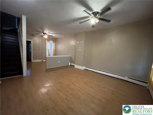 wooden floor in an empty room