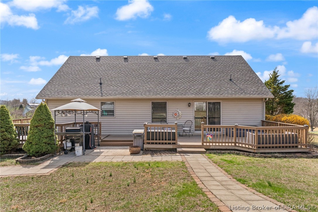 1236 Walts Road Georgetown, IN 47122 - Photo 11 of 83 Back of home with nice deck