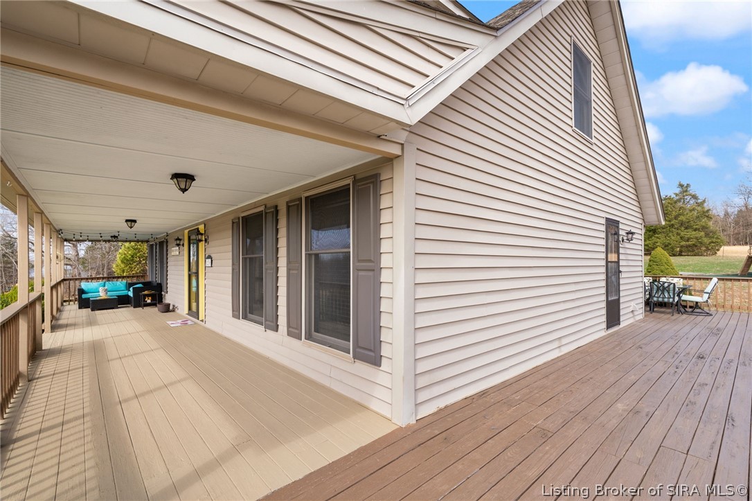 1236 Walts Road Georgetown, IN 47122 - Photo 24 of 83 Front porch wraps around to back deck!!