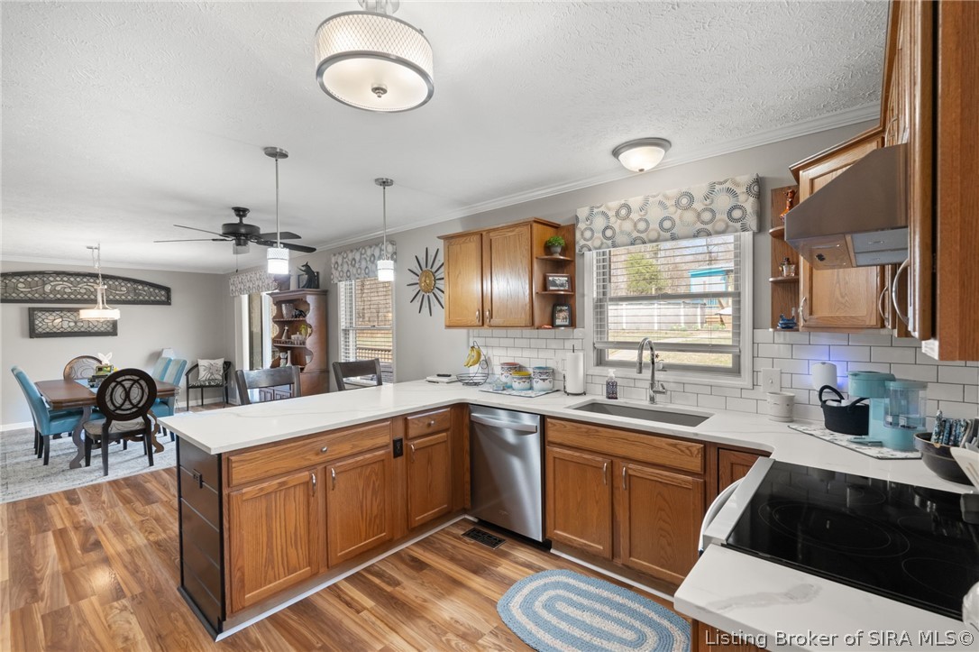 1236 Walts Road Georgetown, IN 47122 - Photo 4 of 83 Kitchen is open to the dining area.