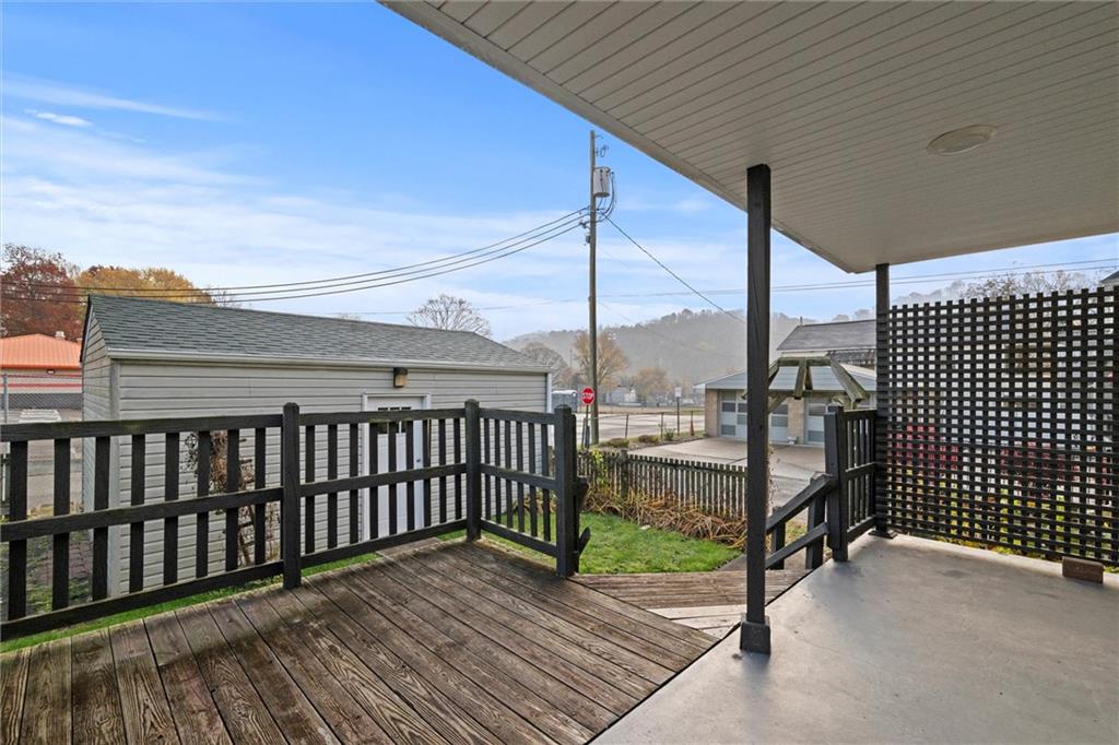 180 Center Street Springdale, PA 15144 - Photo 21 of 30 a view of a roof deck