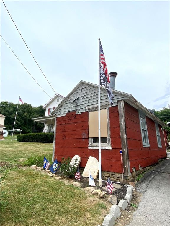 3967 Stiffler Hill Road Cherry Tree, PA 15724 - Photo 17 of 18 a view of a house with a backyard