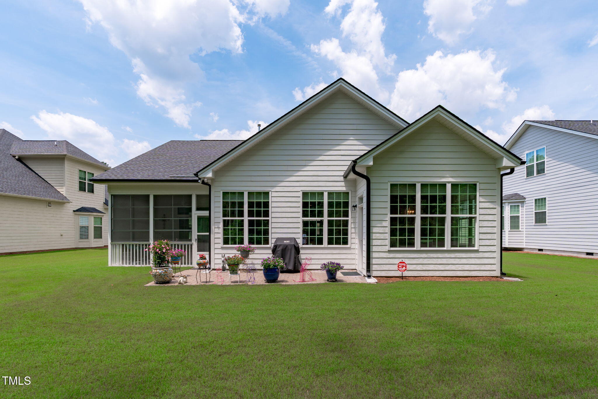 2511 Range Overlook Crossing Apex, NC 27523 - Photo 38 of 50 Exterior Back View Of Paver Patio