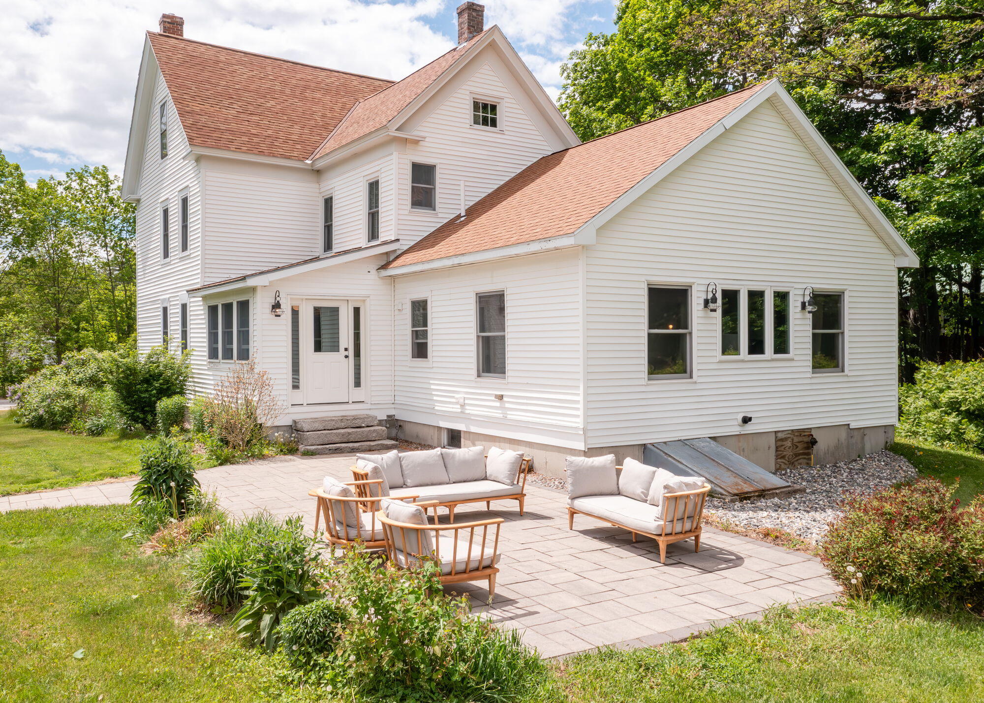 102 Kimball Corner Road Naples, ME 04055 - Photo 10 of 53 Rear view with patio