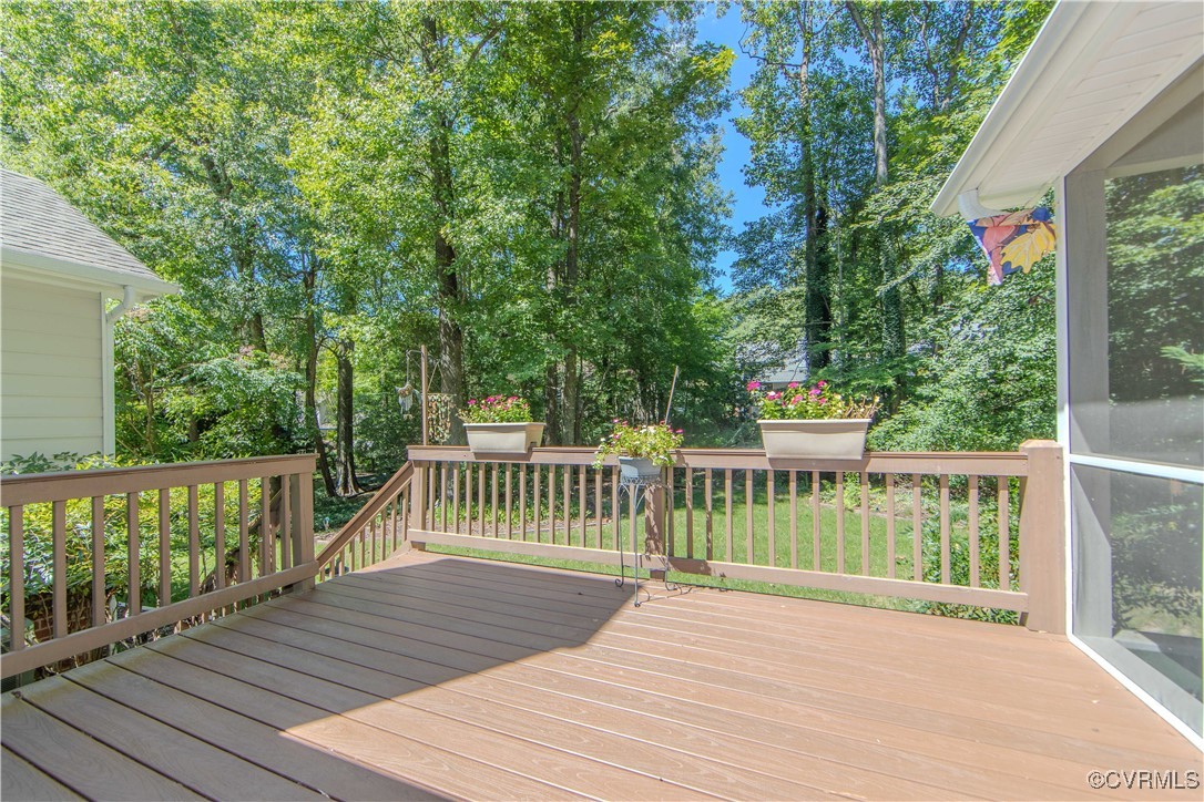 5720 Long Cove Road Midlothian, VA 23112 - Photo 4 of 31 a view of a wooden deck