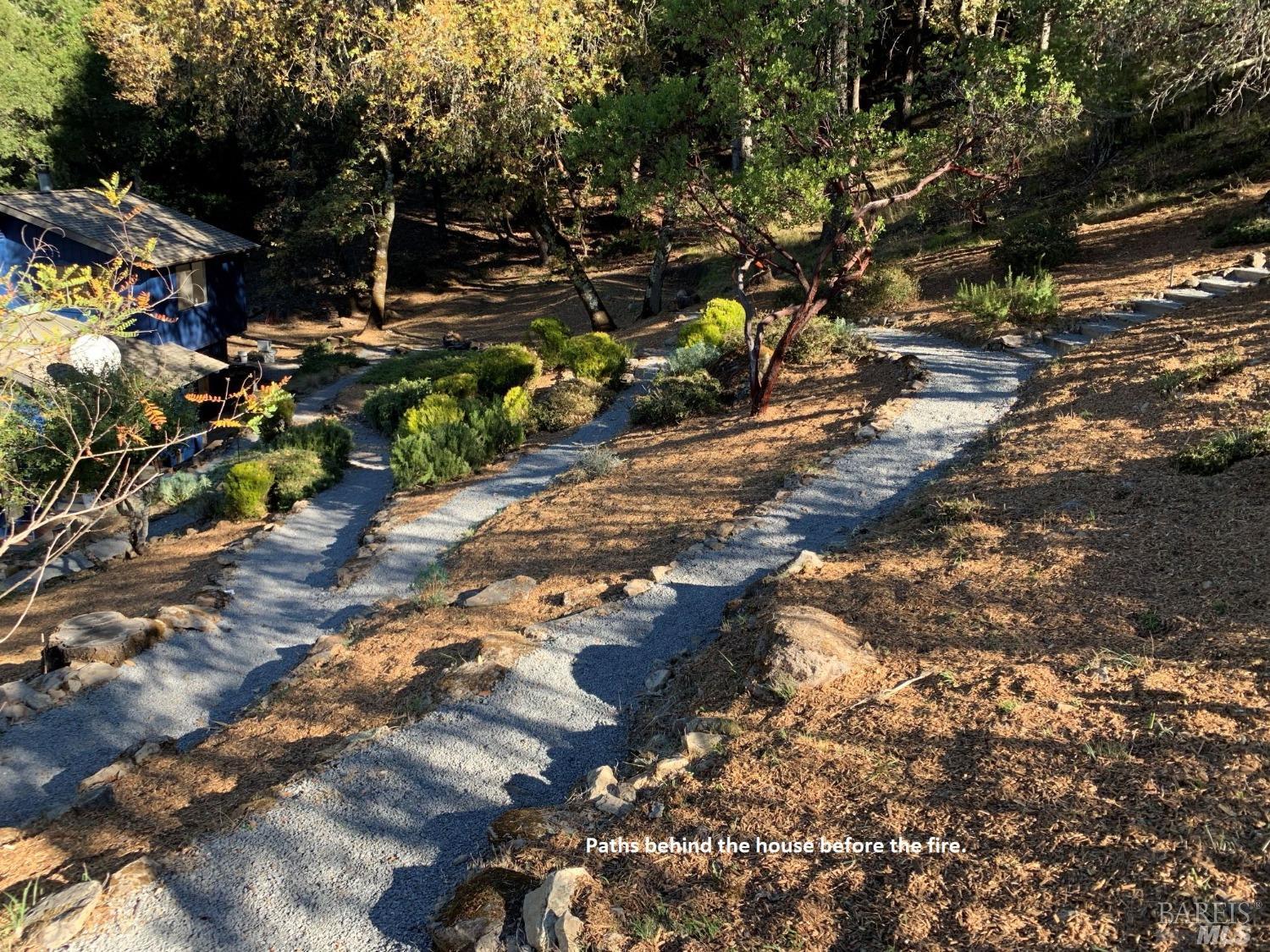 7905 St Helena Road Santa Rosa, CA 95404 - Photo 22 of 28 a backyard of a house with lots of green space