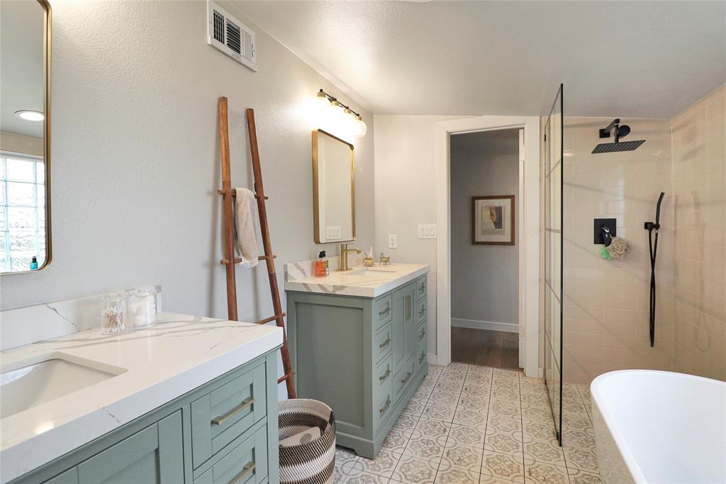 2408 Strader Road DISH, TX 76247 - Photo 19 of 40 a bathroom with a sink toilet and shower
