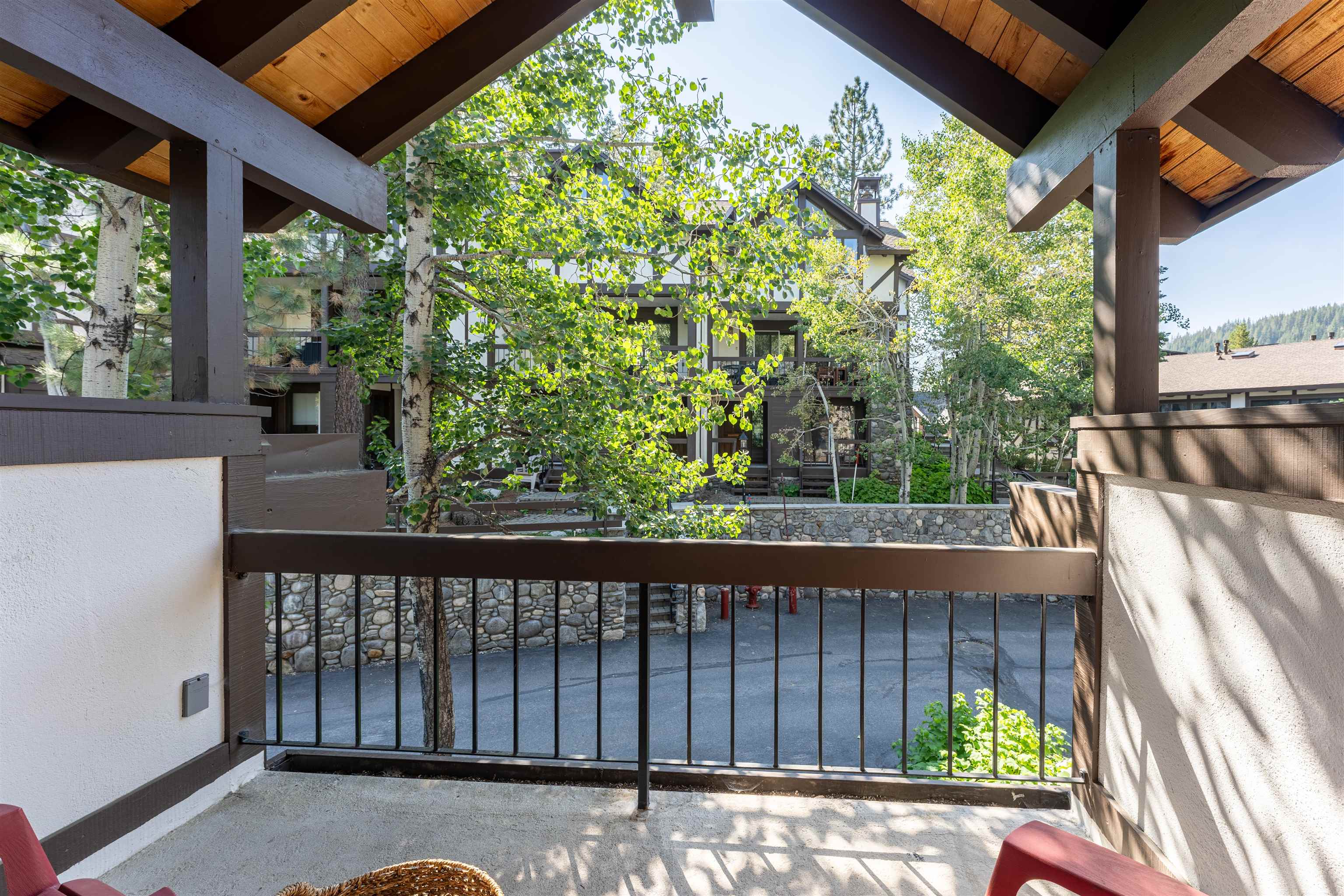 227 Olympic Vly Road, Unit 27 Olympic Valley, CA 96146 - Photo 10 of 21 a view of a wooden fence