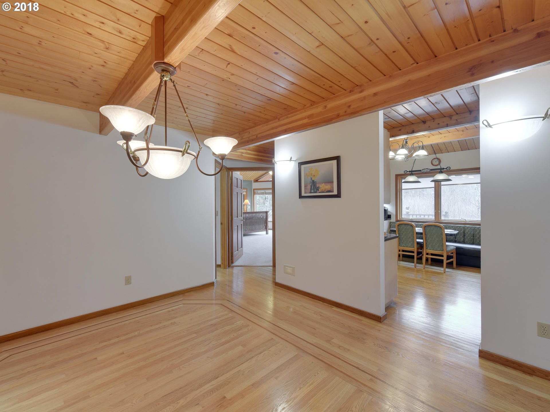 22200 East Lolo Pass Road Rhododendron, OR 97049 - Photo 13 of 32 a view of a room with wooden floor