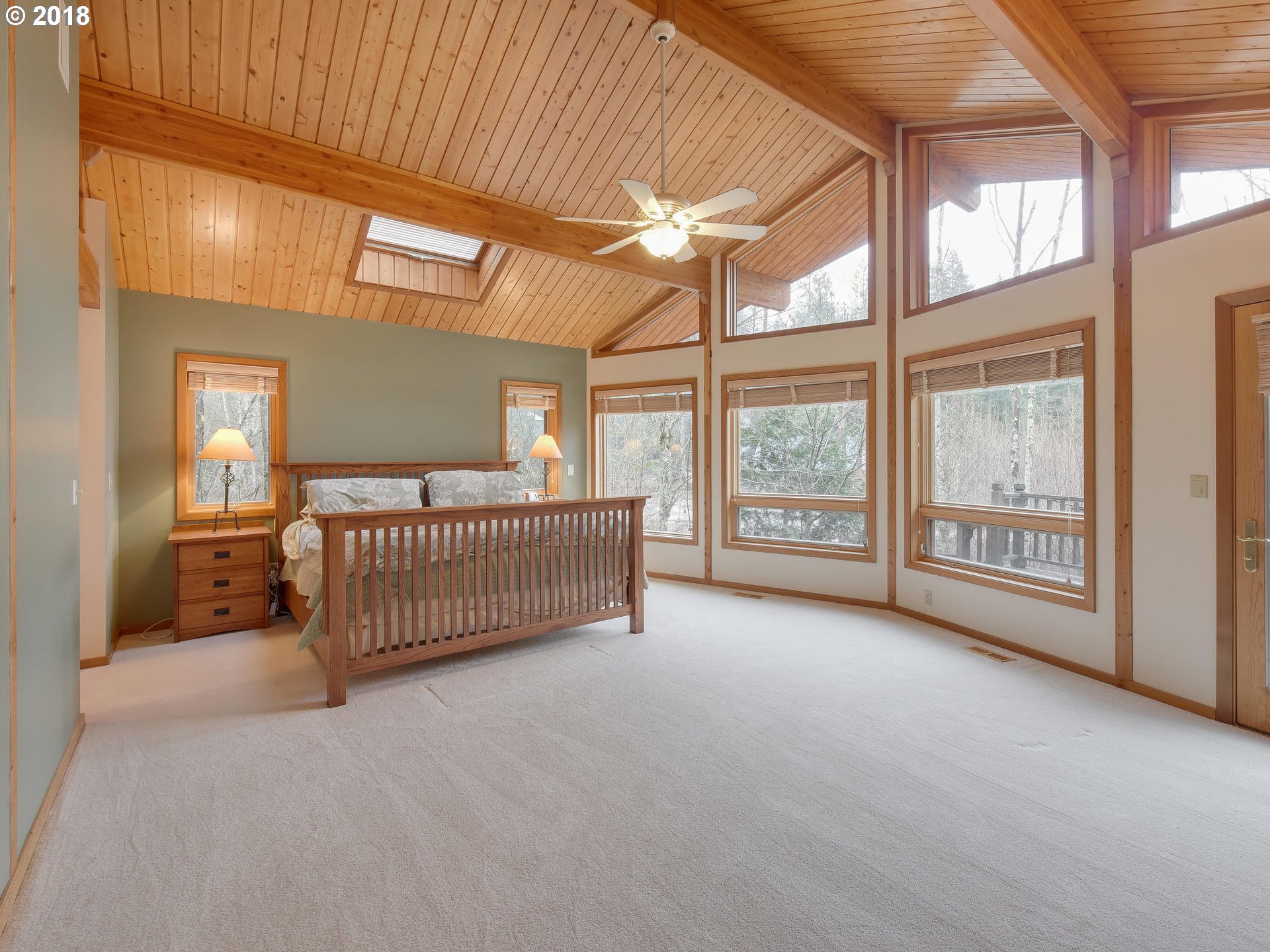 22200 East Lolo Pass Road Rhododendron, OR 97049 - Photo 17 of 32 a view of a room with windows