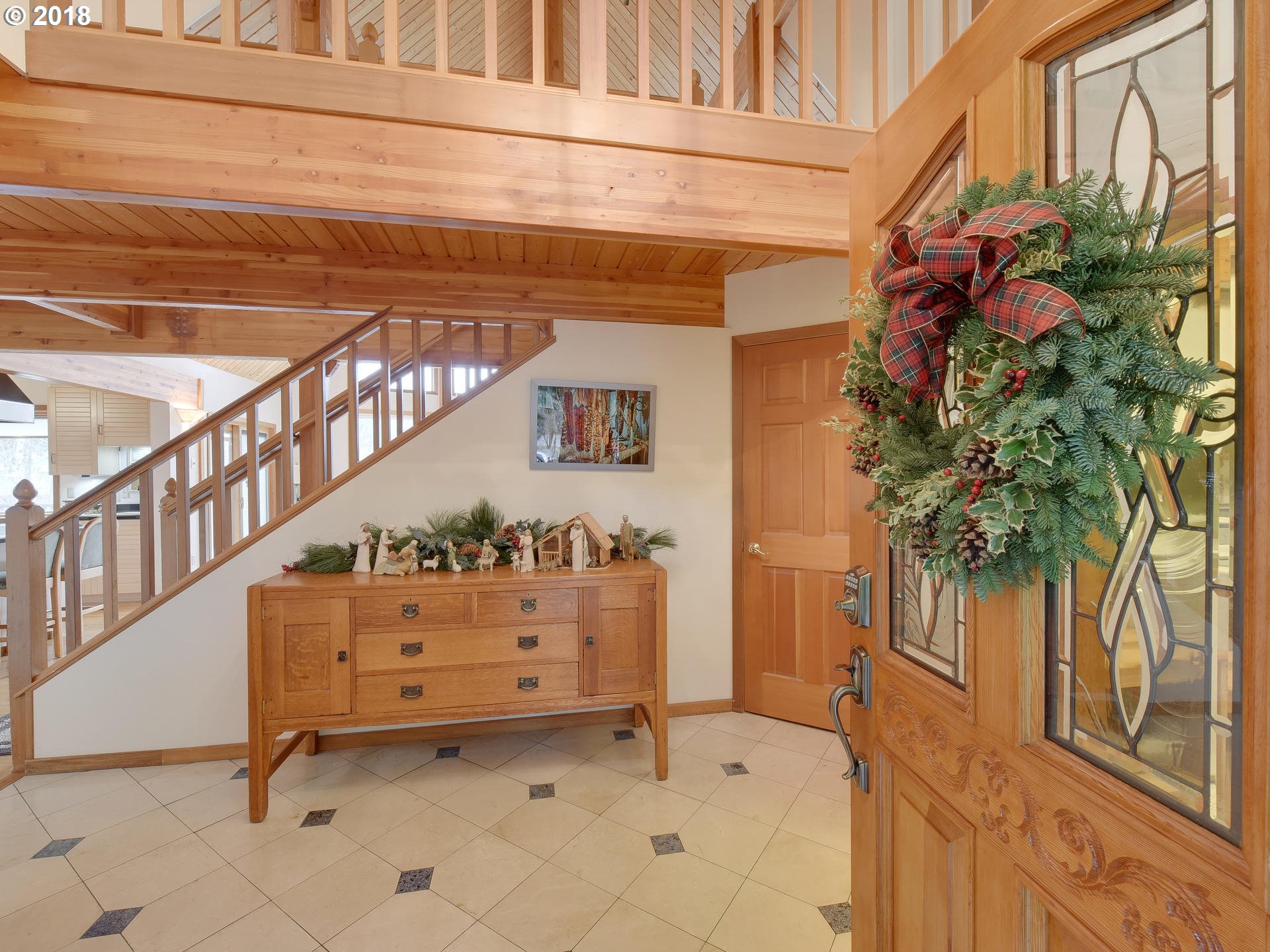 22200 East Lolo Pass Road Rhododendron, OR 97049 - Photo 8 of 32 a view of entryway with a front door