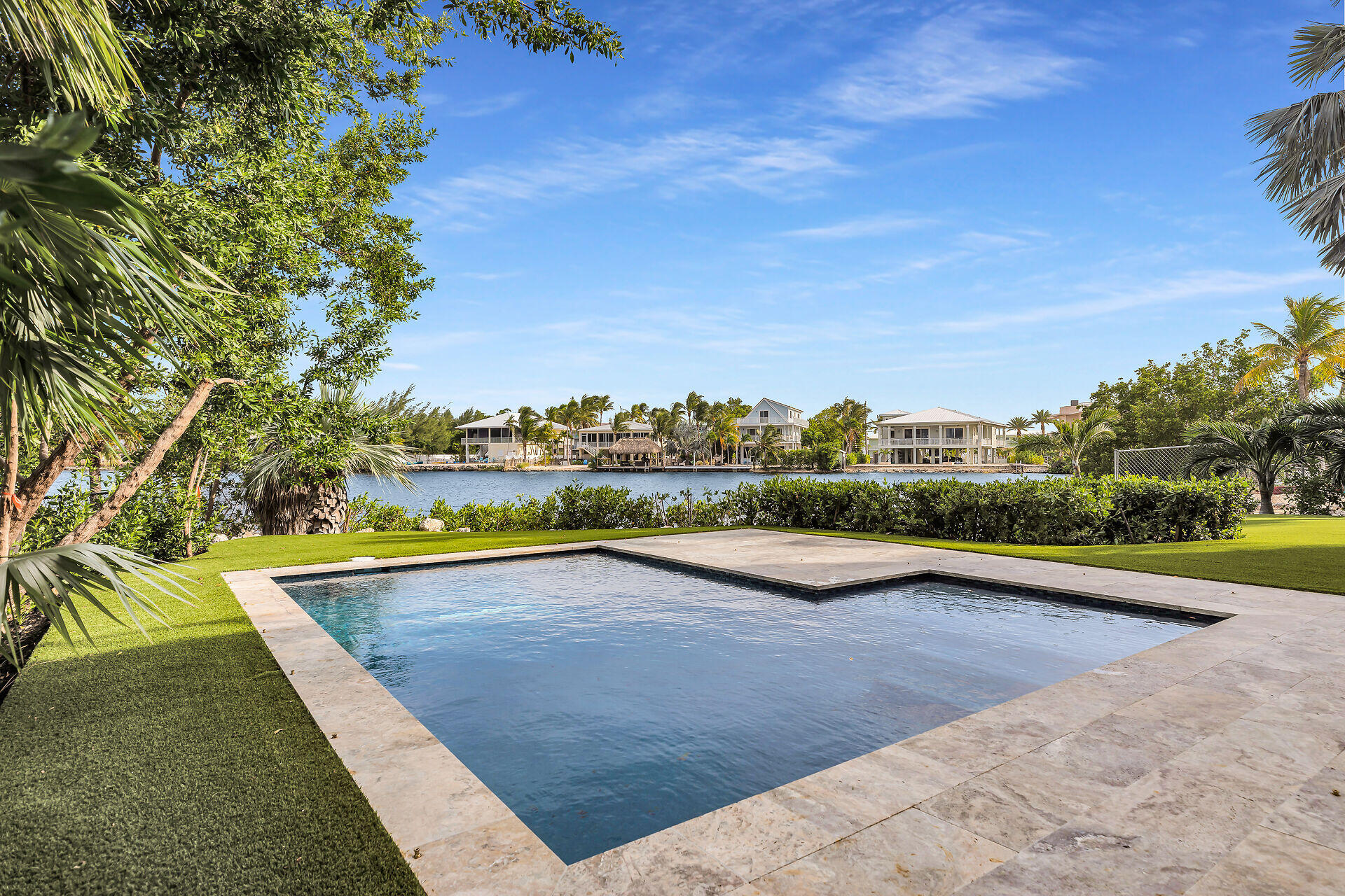 62 Mutiny Place Key Largo, FL 33037 - Photo 49 of 70 a view of swimming pool with a yard