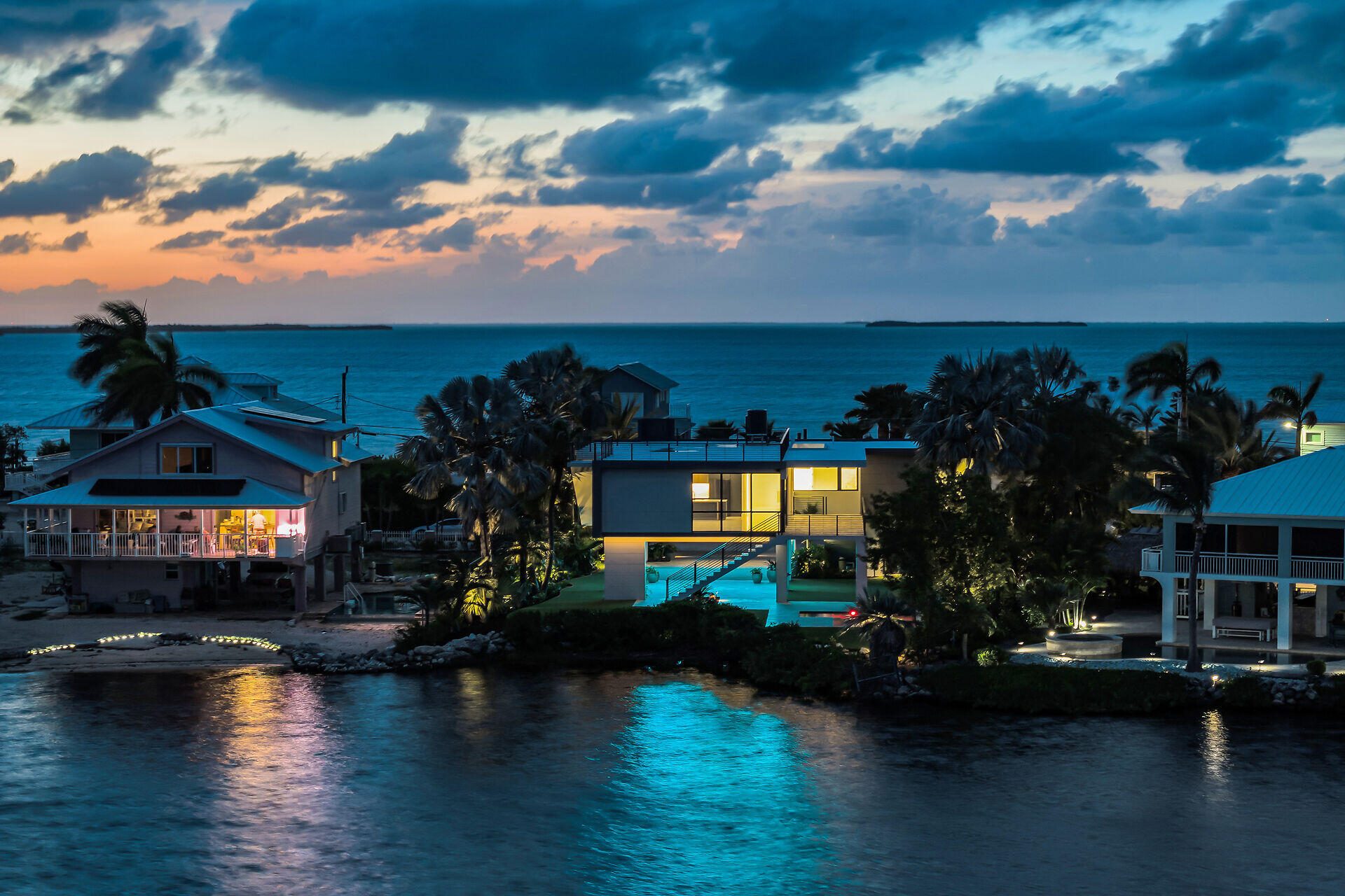 62 Mutiny Place Key Largo, FL 33037 - Photo 59 of 70 a view of a lake in front of the house