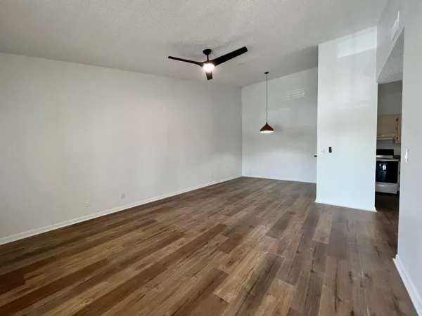 wooden floor in an empty room