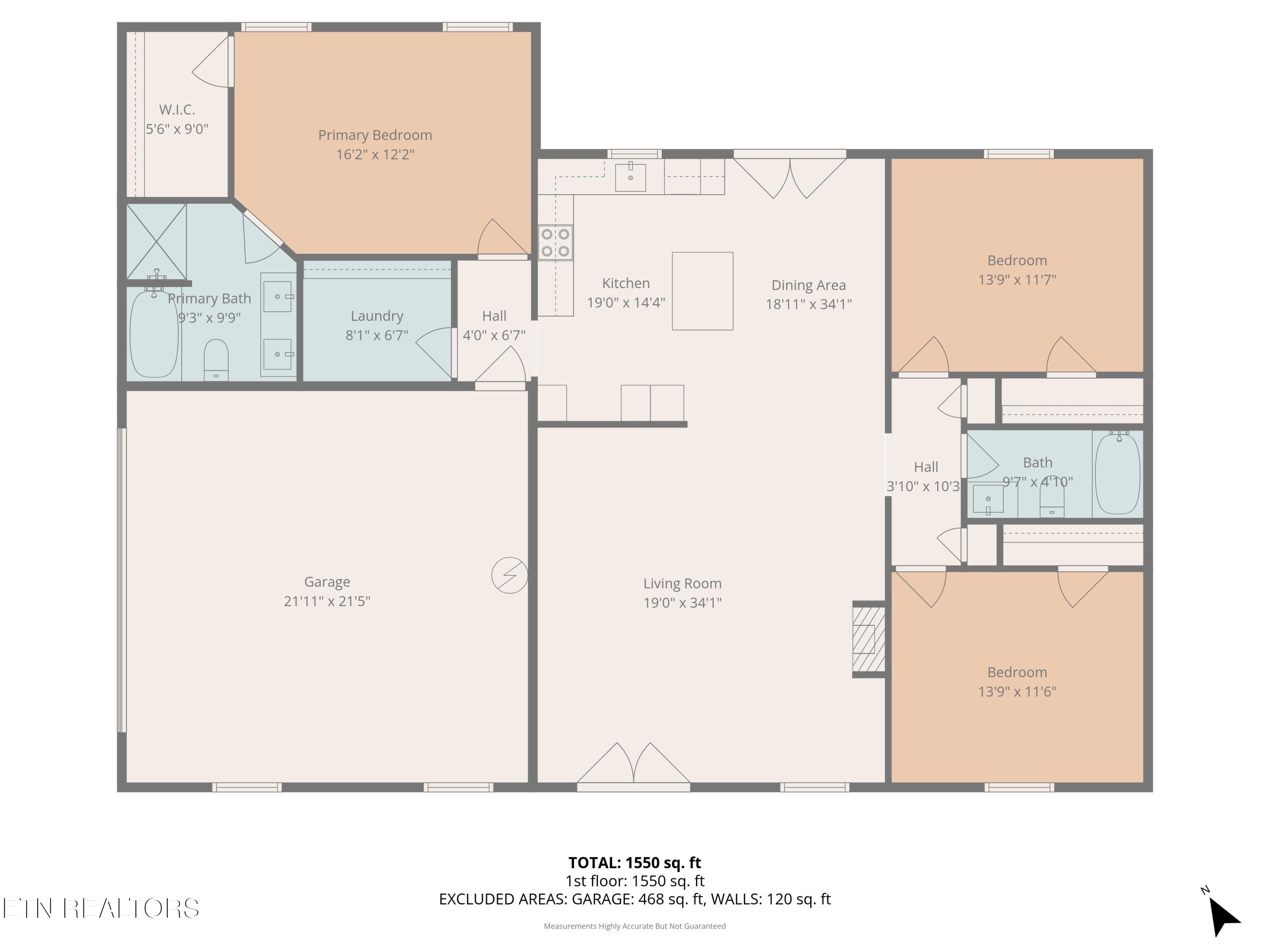 117 Divide Trail Monterey, TN 38574 - Photo 34 of 34 Floor Plan