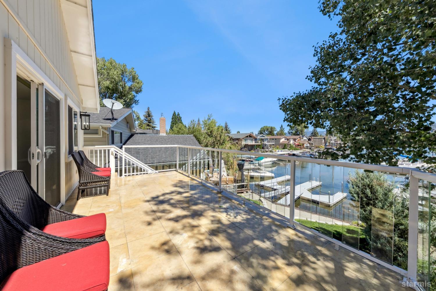 487 Christie Drive South Lake Tahoe, CA 96150 - Photo 16 of 40 a view of a balcony with chairs