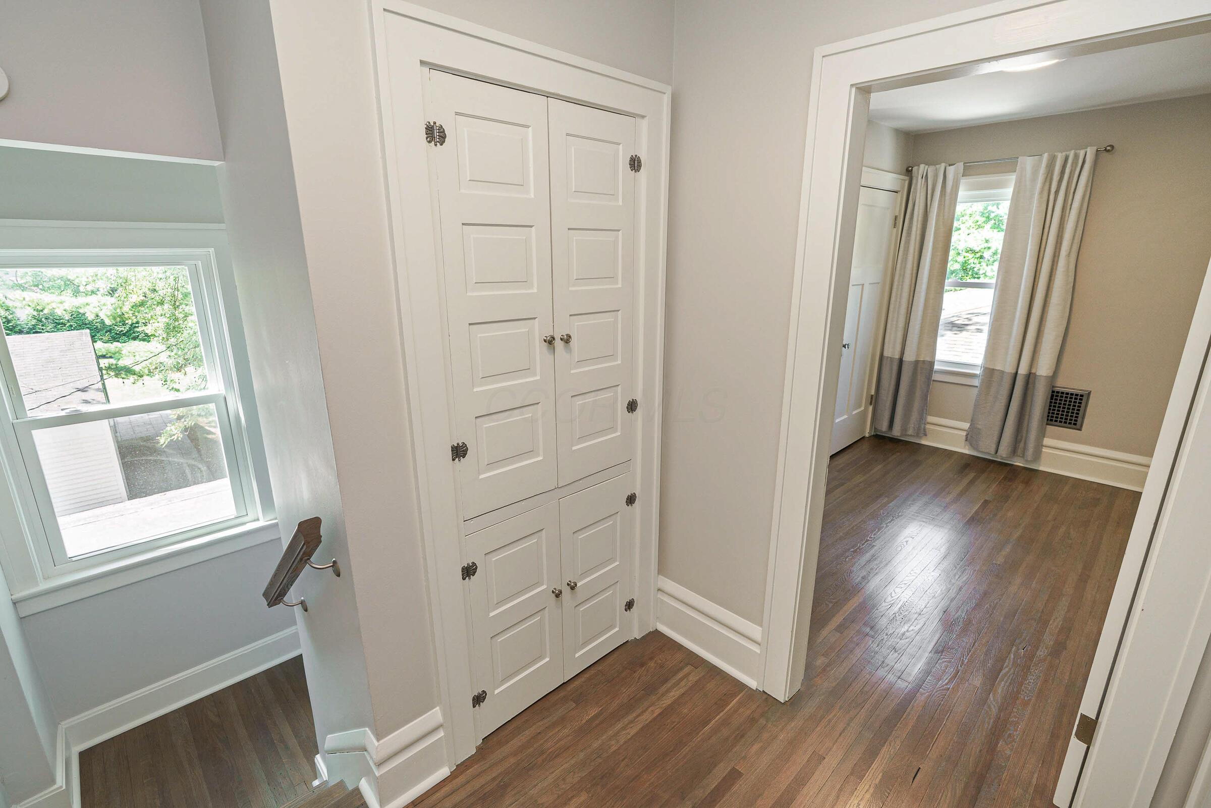 163 Garden Road Columbus, OH 43214 - Photo 29 of 46 Built-in classic linen storage in the 2nd floor hall