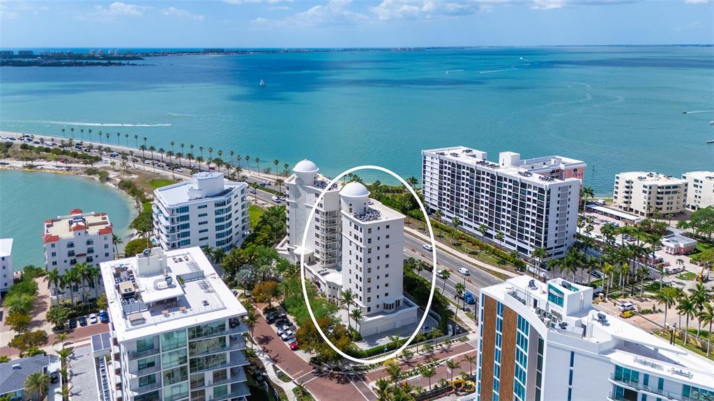 128 Golden Gate Point, Unit 901/1001 Sarasota, FL 34236 - Photo 1 of 55 a city view with tall buildings