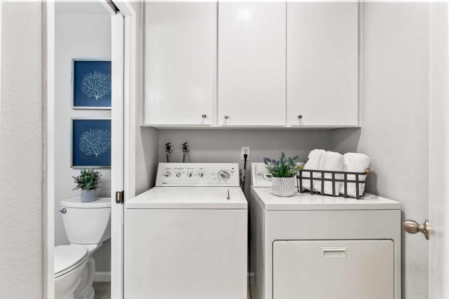 1264 Riesling Terrace Sunnyvale, CA 94087 - Photo 17 of 30 a utility room with dryer and washer